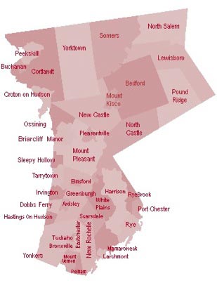Our Service Area - Westchester, Scarsdale, Yonkers, White Plains, NY