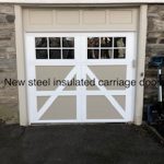 New Steel Insulated Carriage Door