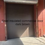 Steel Insulated Commercial Door Brown