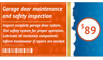 Garage Door Maintenance and Safety Inspection Coupen